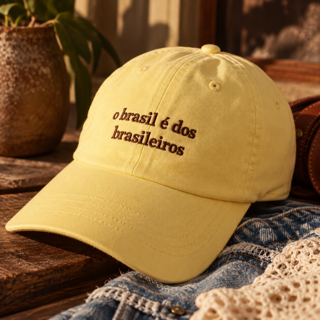Brasil é dos Brasileiros Embroidered Cap