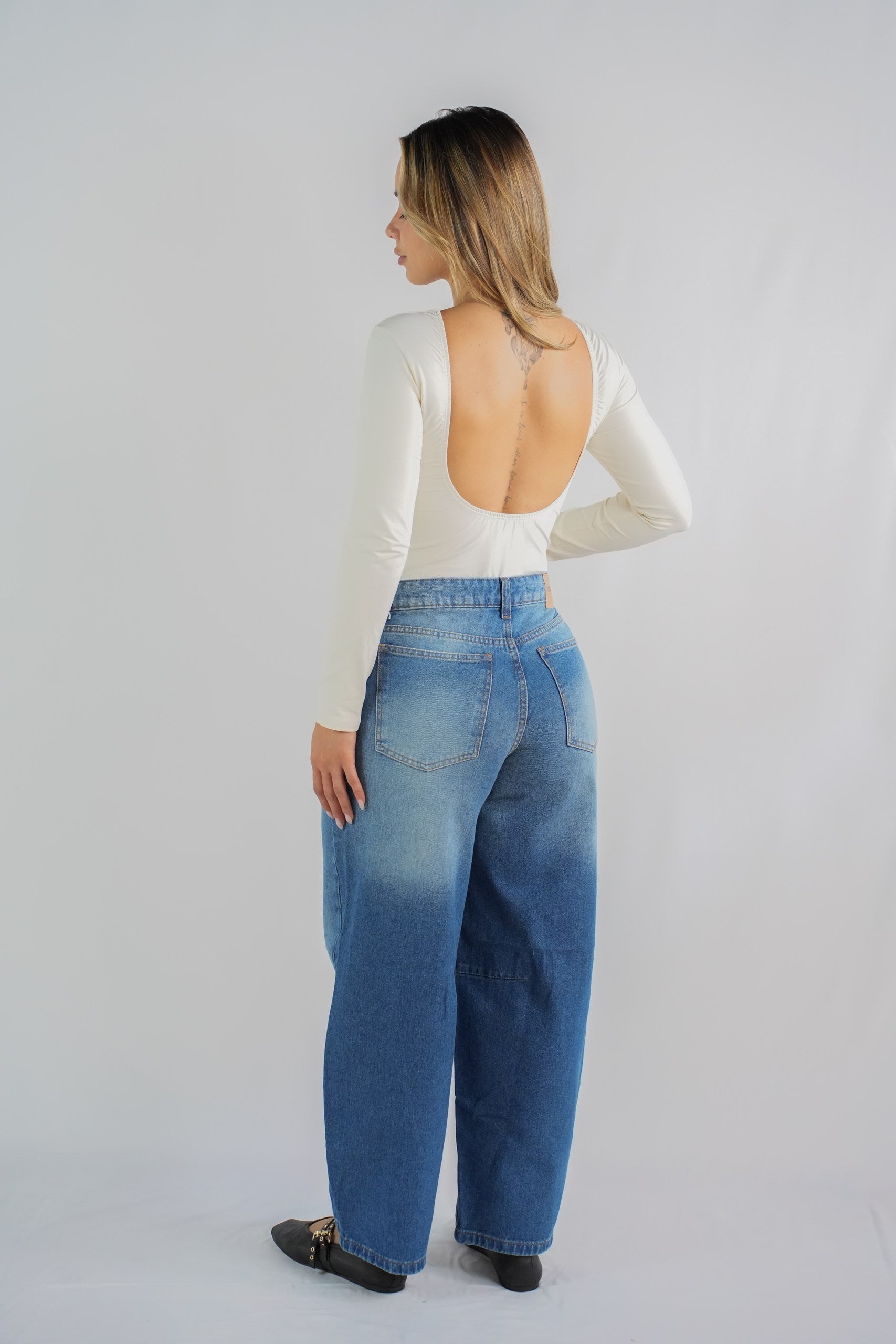 Leona Balloon-Leg Jeans