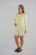Isadora Lace-Back Button-Down Vest