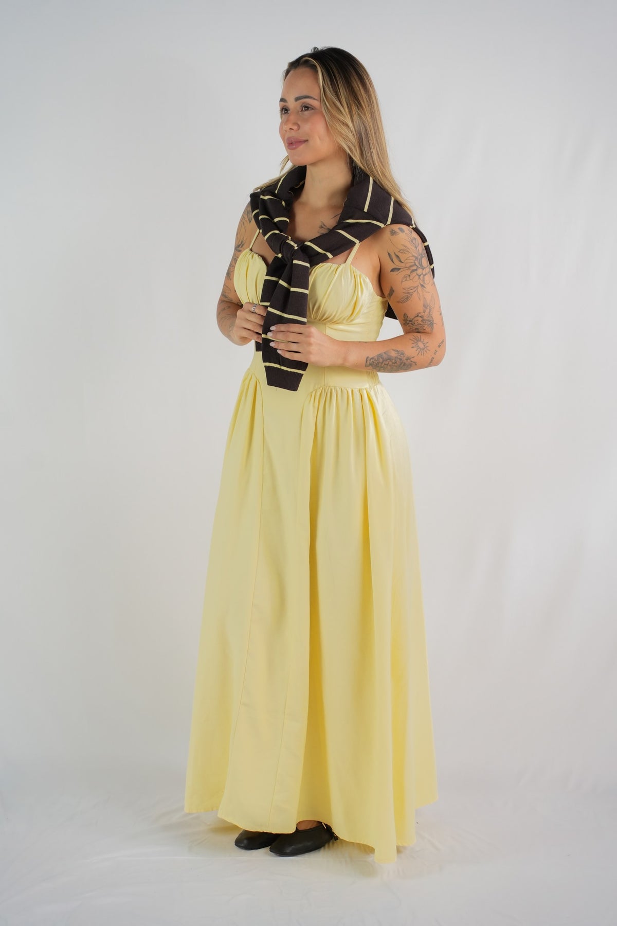 Camila Sweetheart Smocked-Back Maxi Dress