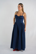 Camila Sweetheart Smocked-Back Maxi Dress