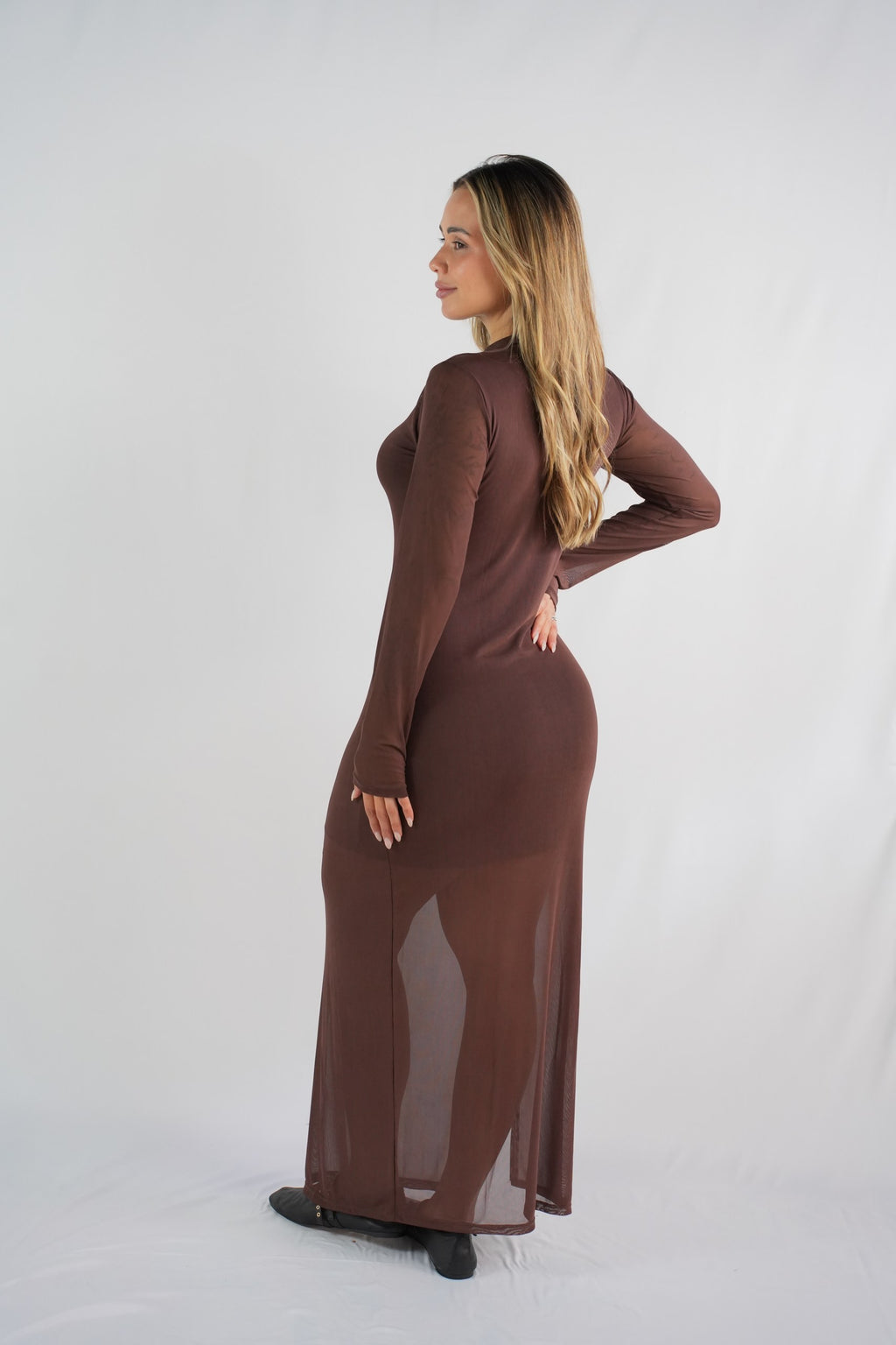 Aurora Mesh Maxi Dress